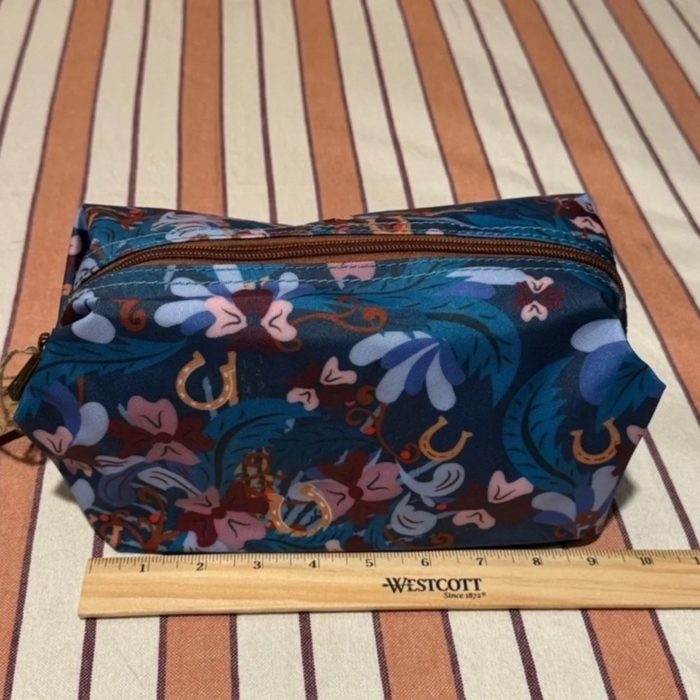 Catchfly Western Horseshoe Cosmetic Bag